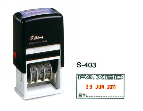 SHINY Date Chop #S-403 FAXED
