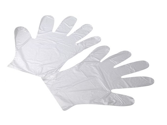 Disposable Clear Plastic Gloves (100Pc/Pad)