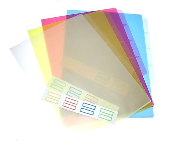 Plastic Folder 3-Layer A4 Clear