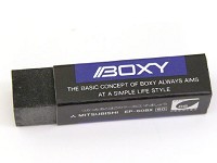 BOXY #EP-60BX Black Plastic Eraser