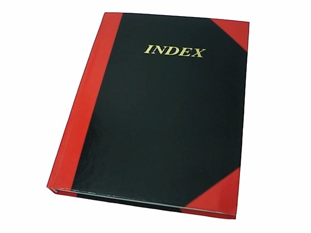 6” X 8”Hard Cover Book with Index 100`s