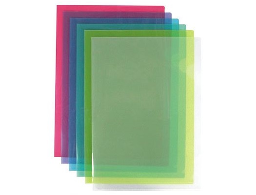 Plastic Folder 1-Layer A4 Transparent