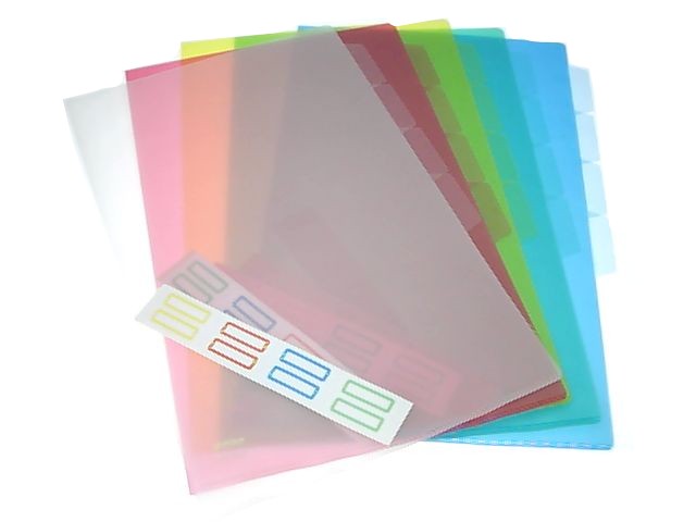 Plastic Folder 3-Layer F4 Blue