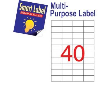 SMARTLaser Label ＃2511 52.5X29.7MM
