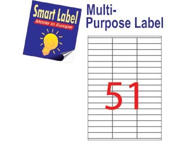 SMARTLaser Label ＃2523 70X16.9MM