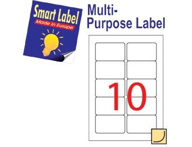 SMART Laser Label ＃2542 83.8X50.8MM