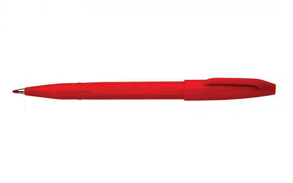 PENTEL S520 簽字筆-紅色