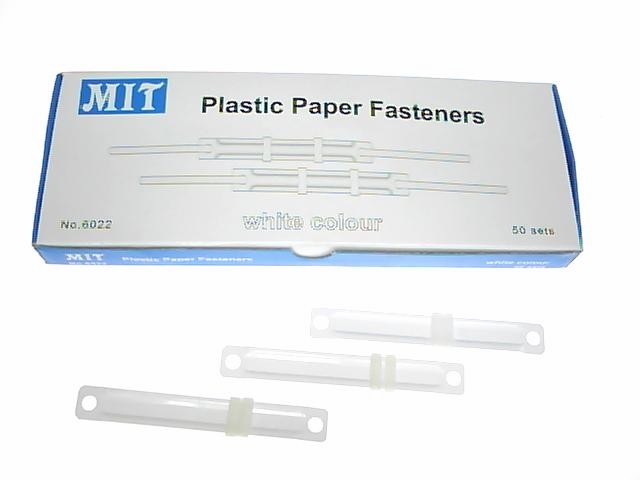 MIT Plastic File Fastener White