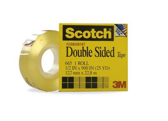 3M ＃665 1/2”Double-Coated Tape