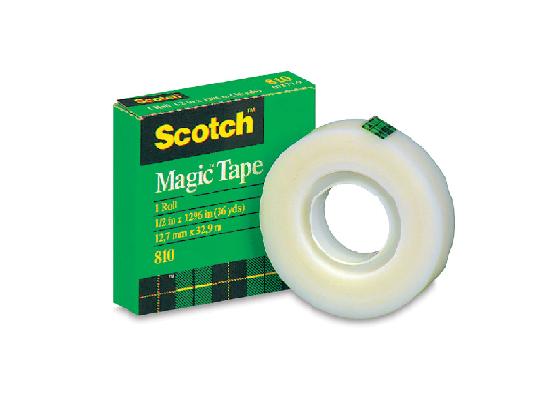 3M ＃810 1/2"x36yds Scotch Magic Tape