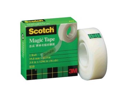 3M ＃810 3/4"x36yds Scotch Magic Tape
